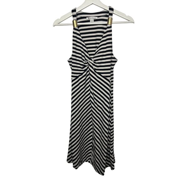 Kenneth Cole Black White Striped Sleeveless Sundress Women’s Medium - Picture 1 of 13